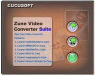 Convert DVD to Zune + Video to ZUNE screenshot